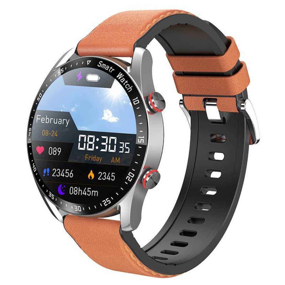 Marcherelle™ – Montre Connectée Homme Suivi Santé & Résistance à l'Eau IP67
