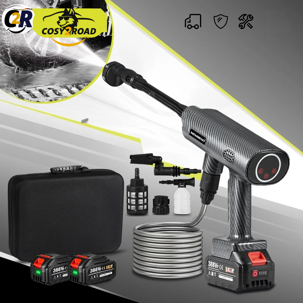 Marcherelle™ – Nettoyeur Haute Pression Sans Fil 60 Bars Portable et Compact