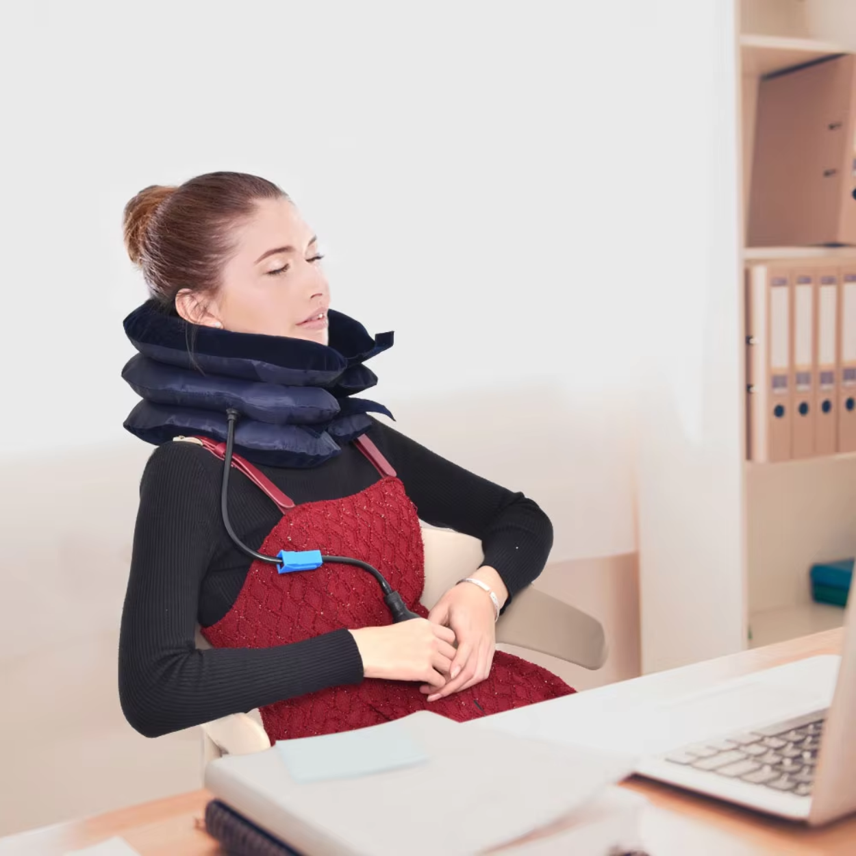 Inflatable Cervical Pillow for Comfortable Sleep