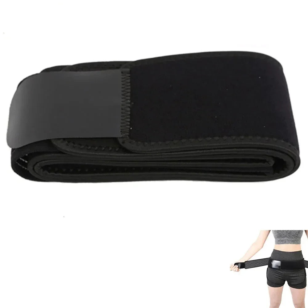 Comfortable lower back support belt