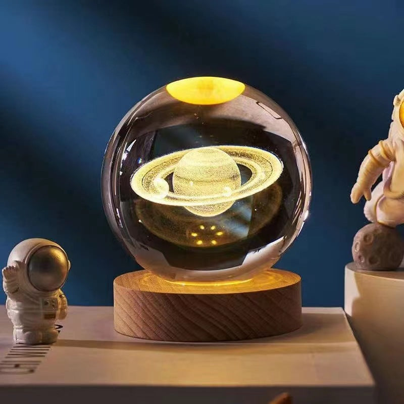 Elegant Crystal Night Lamp