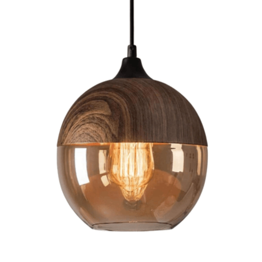 Nordic Design Wooden Ceiling Lamp