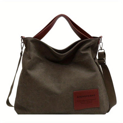 Chic and Practical Women's Canvas Crossbody Bag