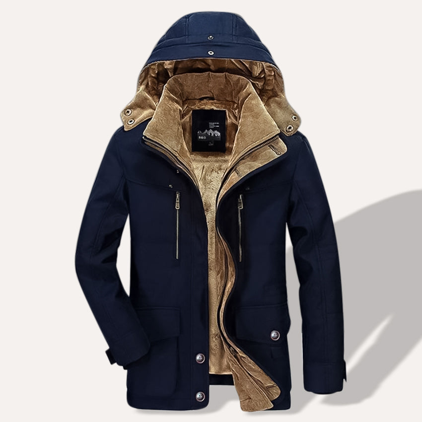 Veste parka homme chaud hivernal - Santeova