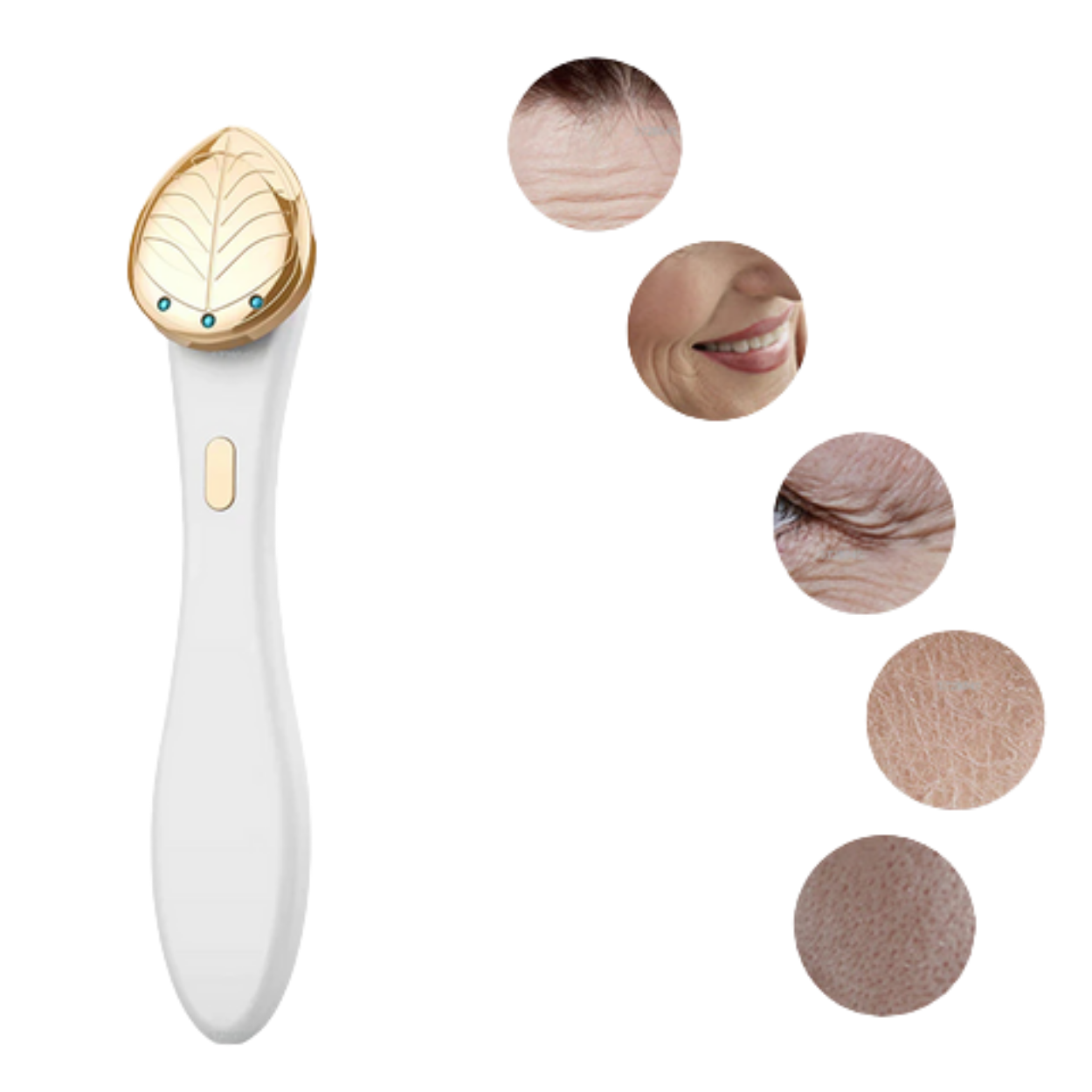 Heated Eye Massager with Microcurrents to Relieve Eye Fatigue