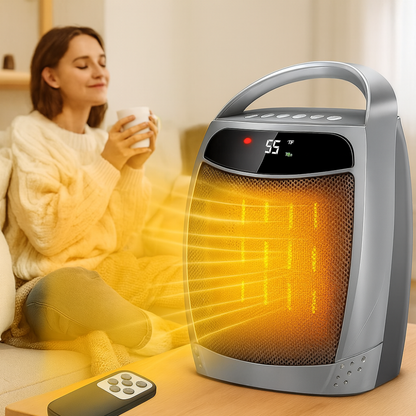 Adjustable Electric Heater with Remote Control