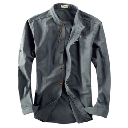 Men's Japanese Shirt with Dragon Print