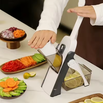 Manual Vegetable Grater with Built-in Chopper