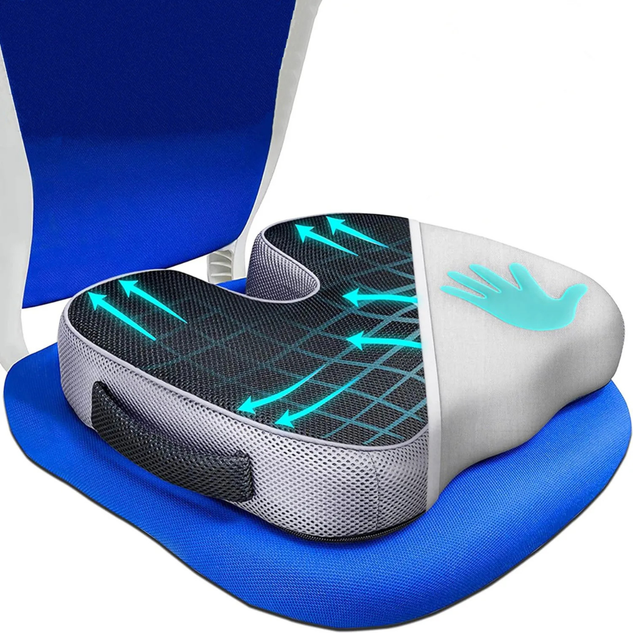 Orthopedic Lumbar Support Cushion to Relieve Back Pain