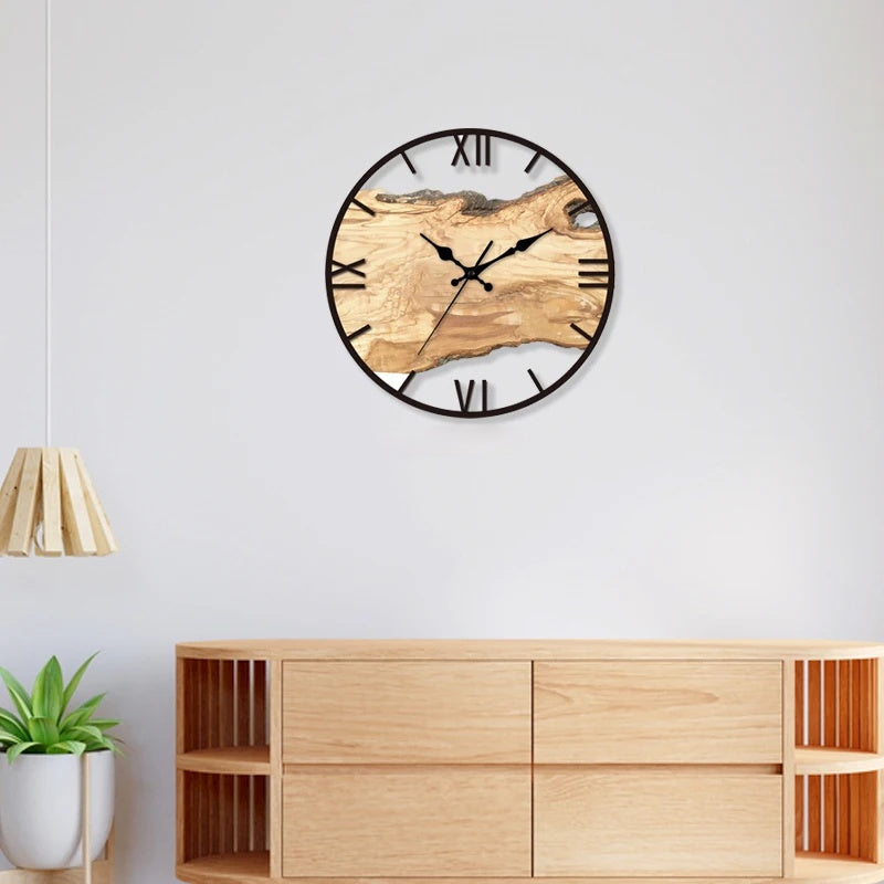 Modern Transparent Acrylic Wall Clock Design