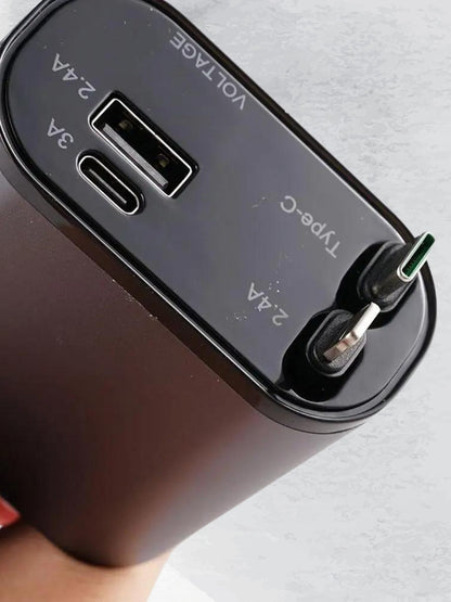 4-Port Fast and Retractable Car Charger