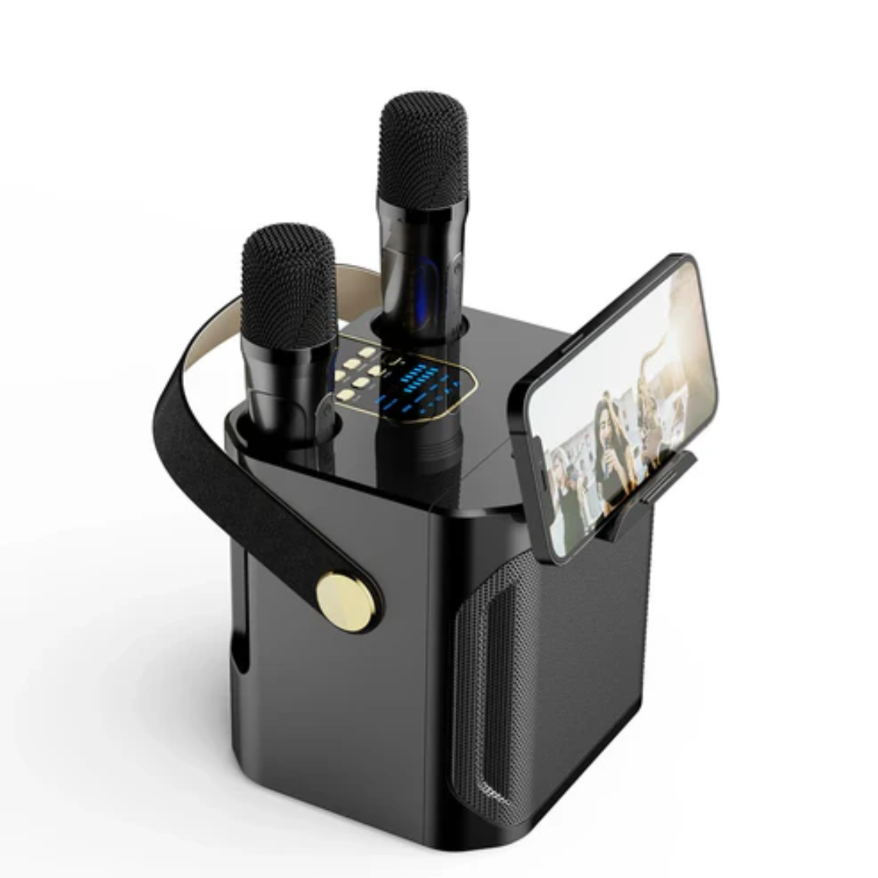 Powerful Portable Bluetooth Speaker with Karaoke Function