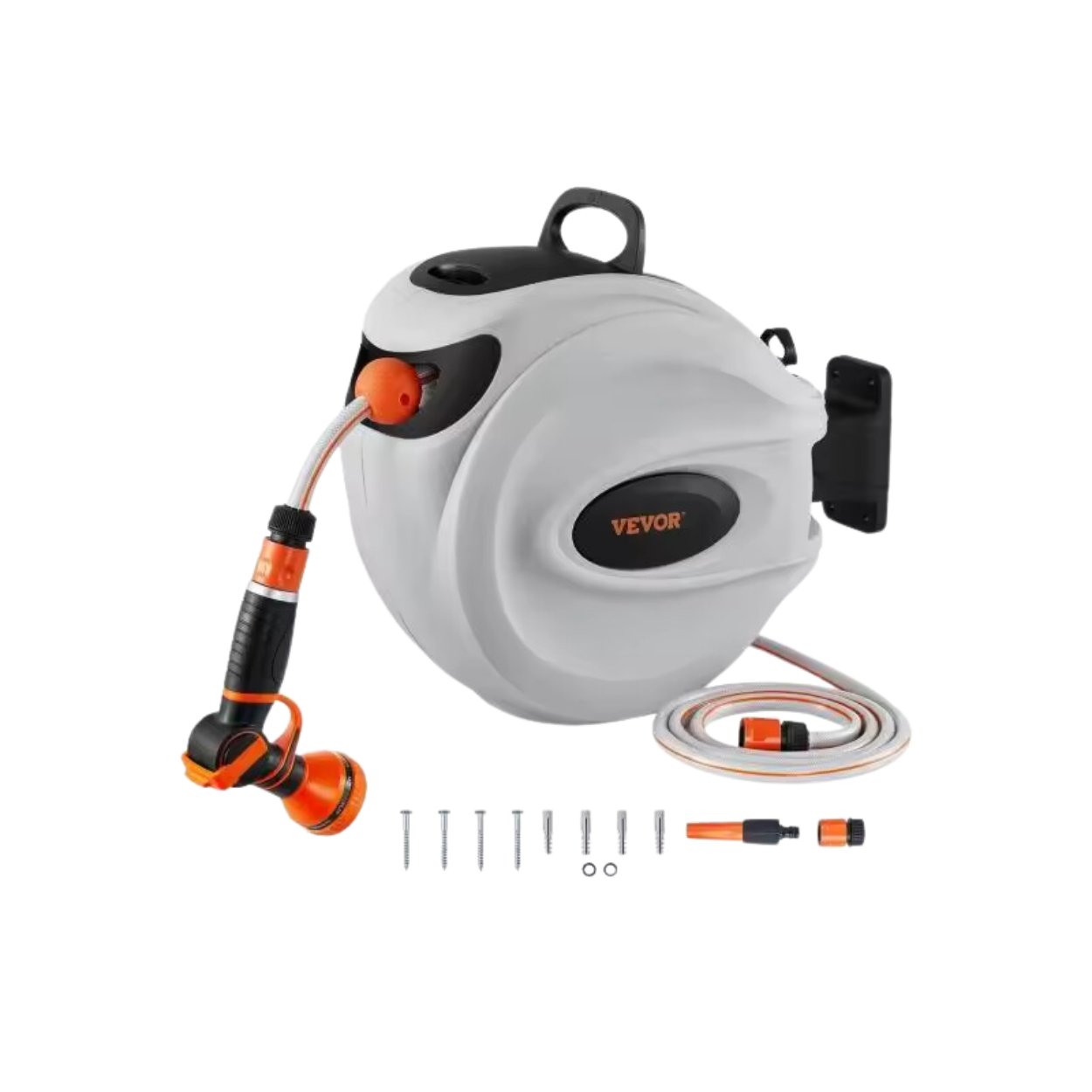 Compact Retractable Garden Hose Reel