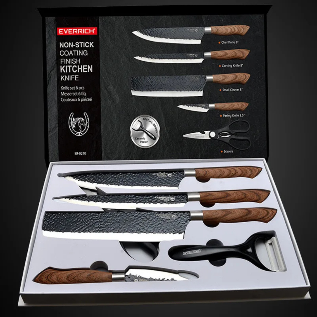 Sharp and Durable Stainless Steel Kitchen Knives