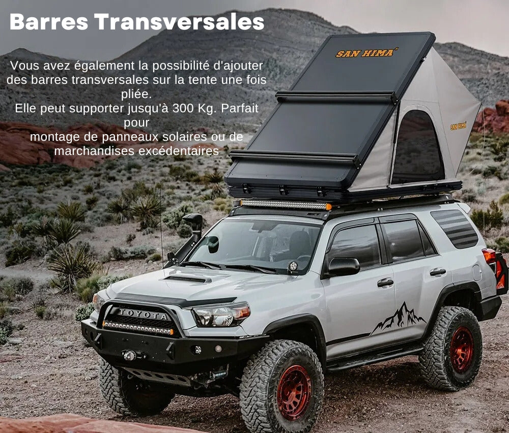 High Rigidity Roof Tent for Comfortable Camping