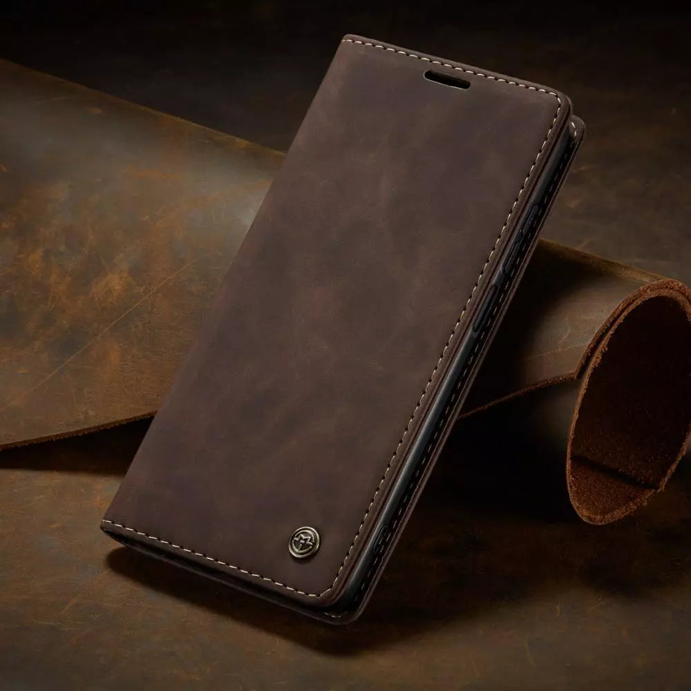 Artificial Leather Phone Case for Samsung with Card Slot