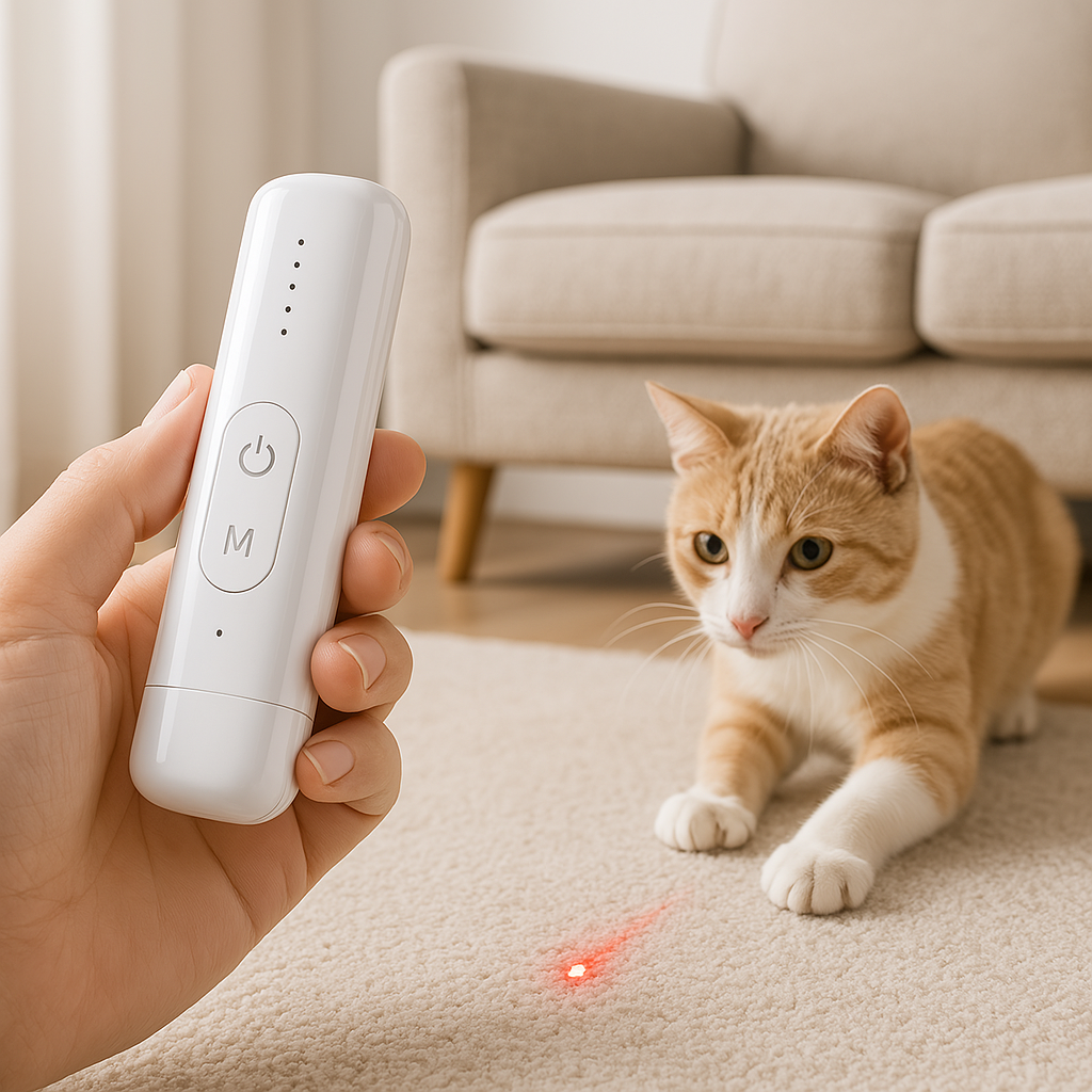 Jouet Laser Écologique Réchargeable pour Chats Actifs - Foivo