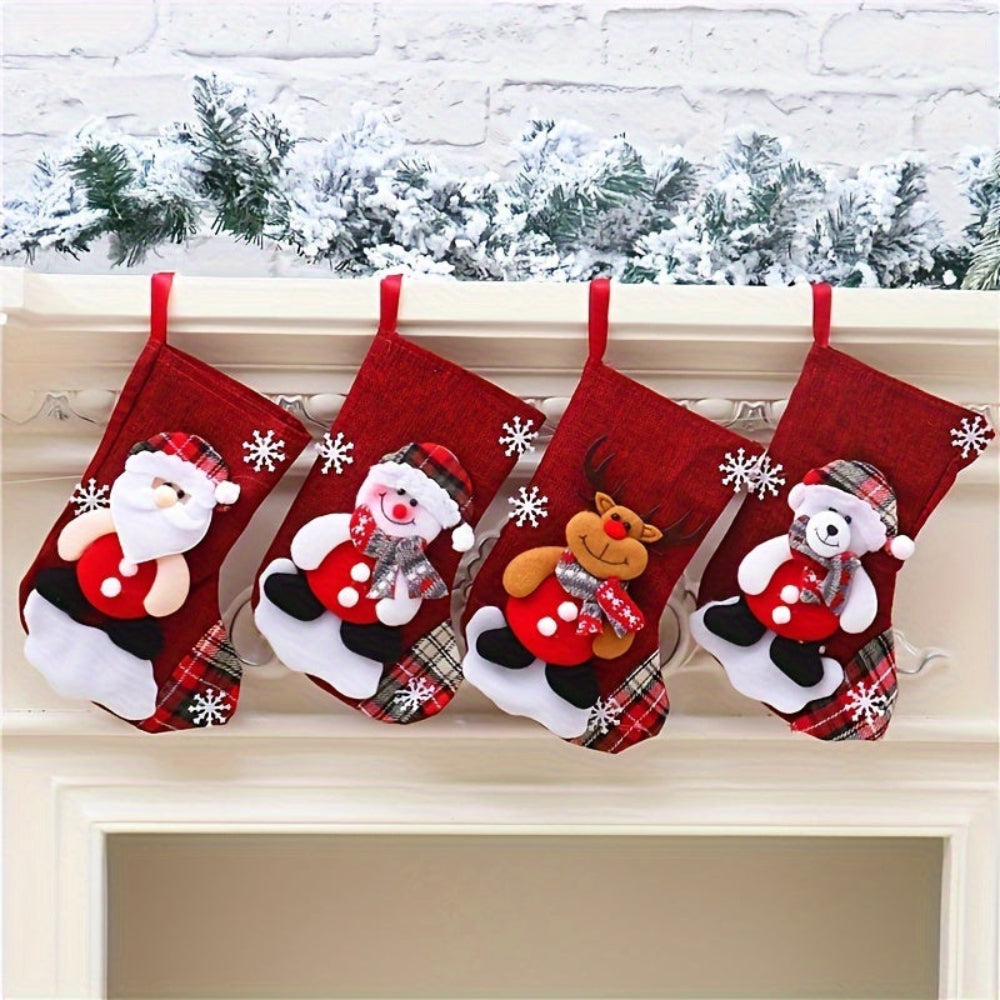 Red Christmas Socks Party Decoration