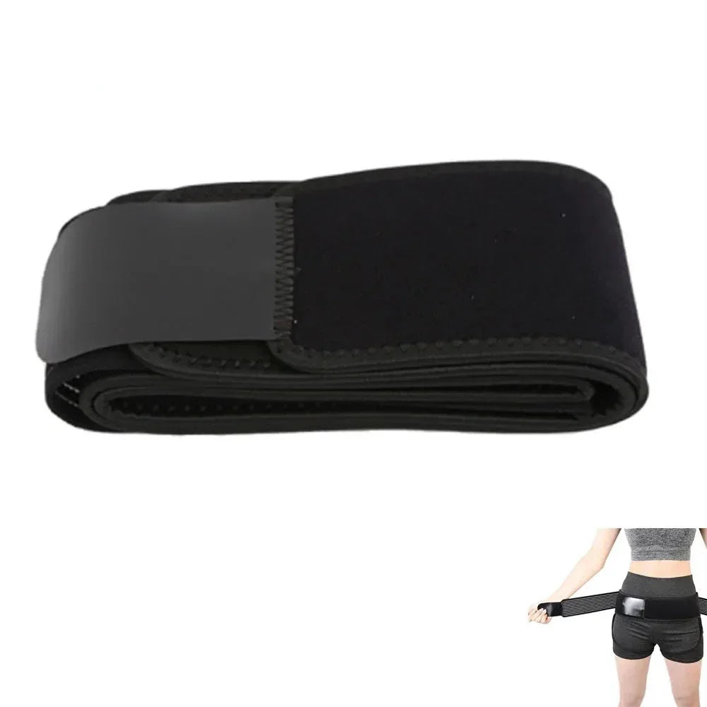 Comfortable lower back support belt