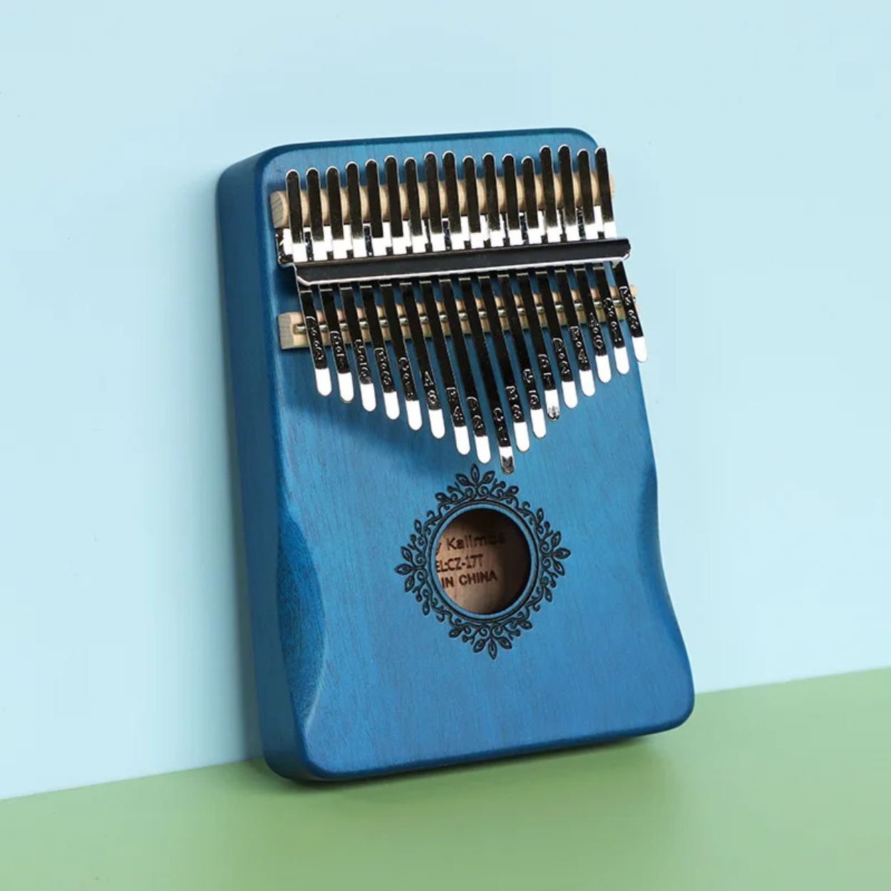 17-Key Wooden Thumb Piano Kalimba Portable