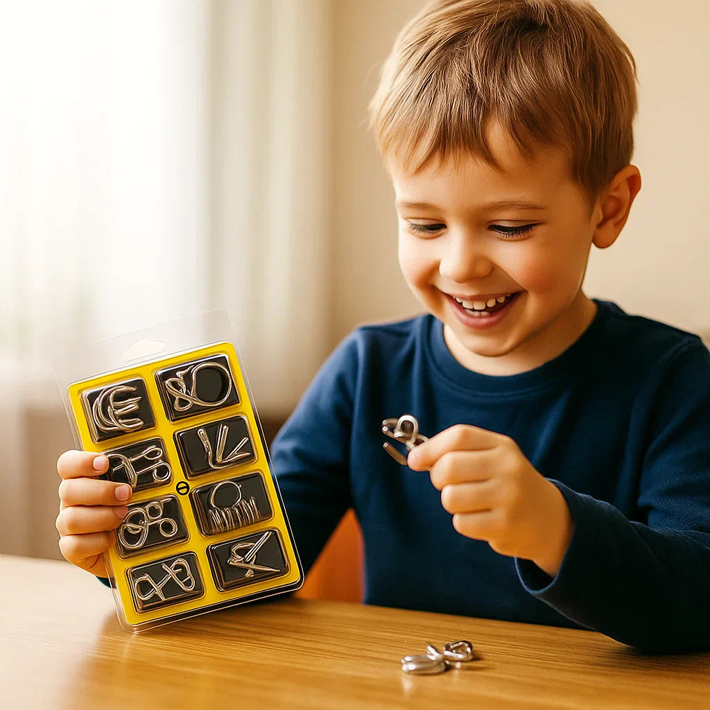 Educational Metal Puzzle Game for Children
