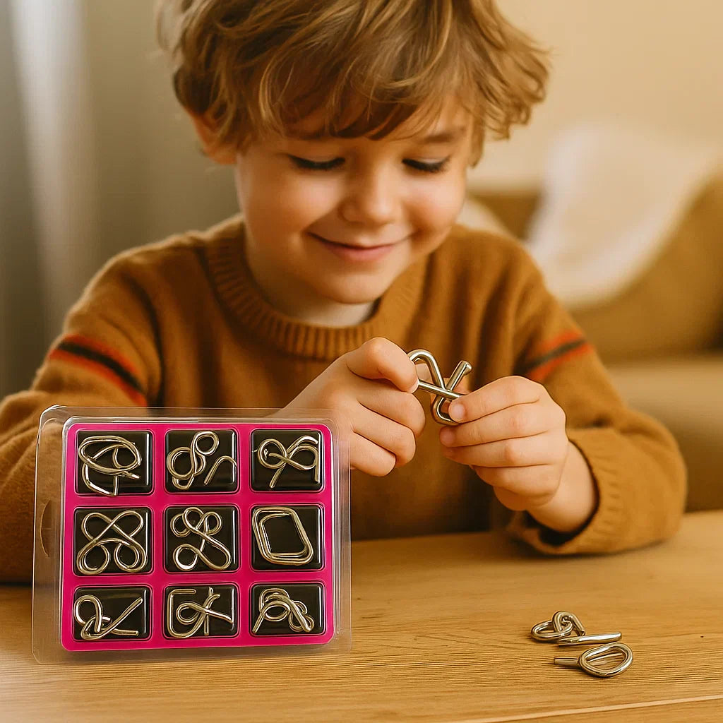 Educational Metal Puzzle Game for Children