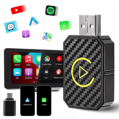 Marcherelle™ – Adaptateur CarPlay Sans Fil Compatible iOS & Android