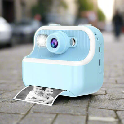 Marcherelle™ – Appareil Photo Instantané Enfant Double Objectif 12MP