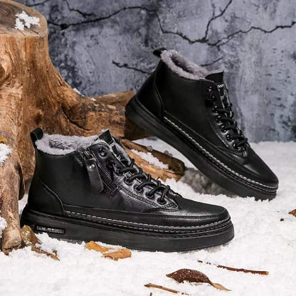 Marcherelle™ – Chaussures Hiver Antidérapantes avec Doublure Thermique