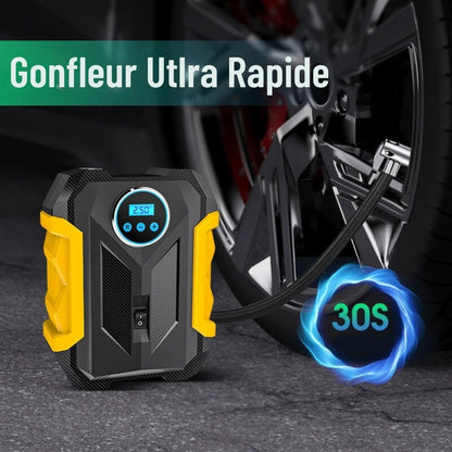 Marcherelle™ – Compresseur Gonfleur Pneu Portable 150 PSI Rechargeable