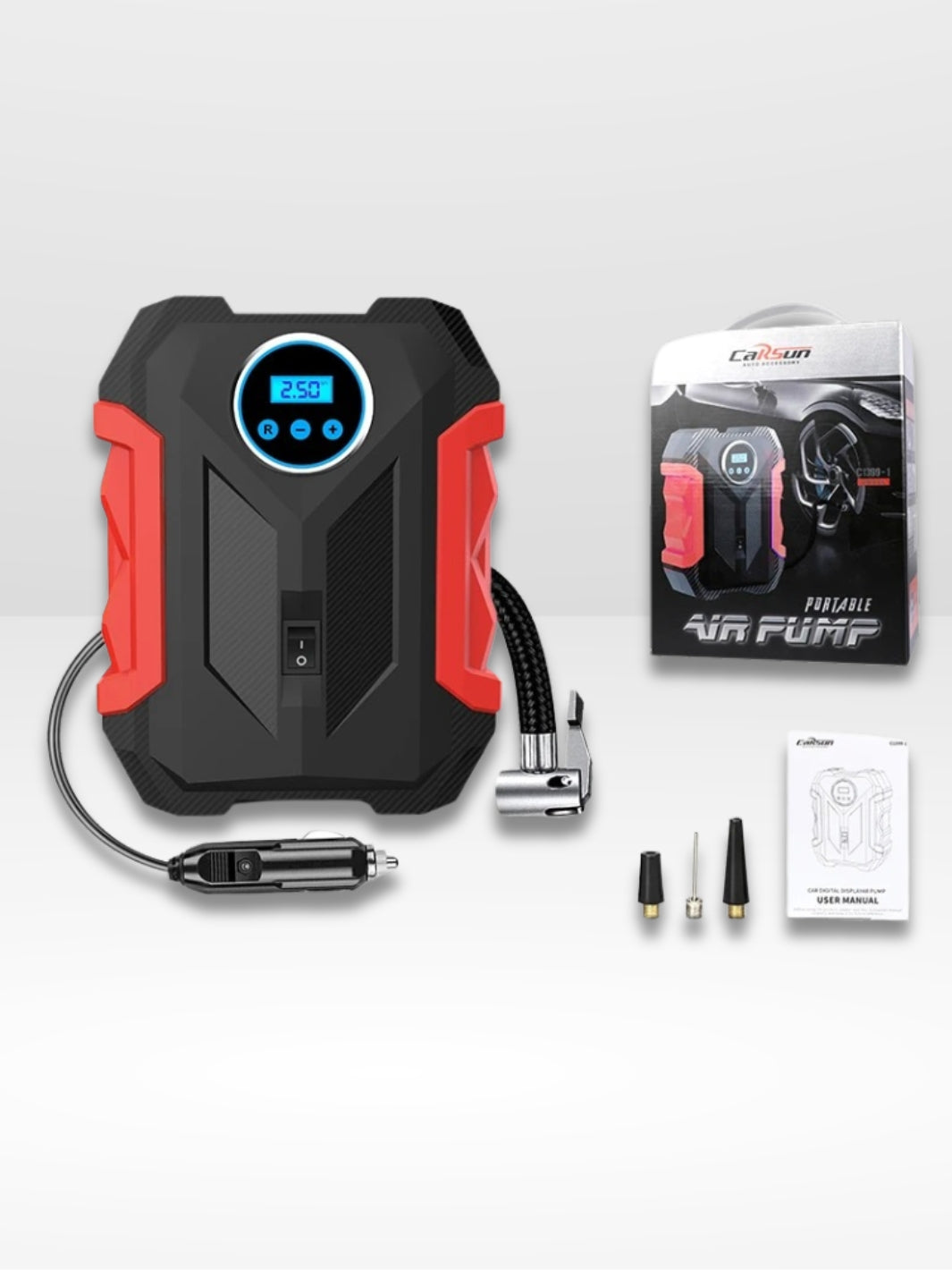 Marcherelle™ – Compresseur Gonfleur Pneu Portable 150 PSI Rechargeable