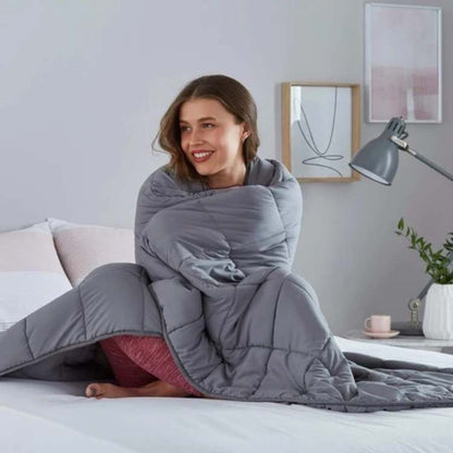 Marcherelle™ – Couverture Lestée Premium – Soulagement du Stress et Sommeil Profond
