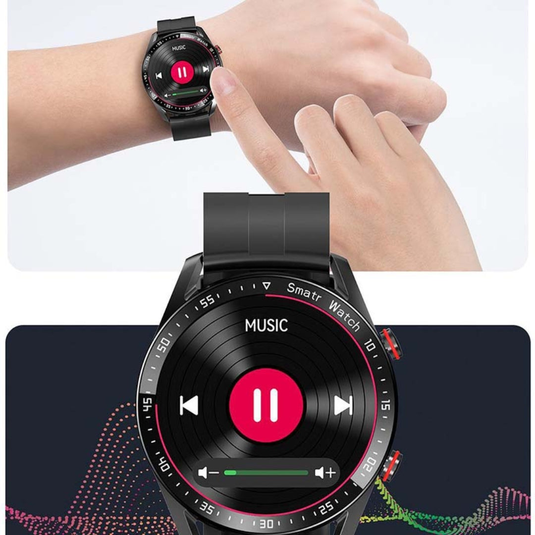 Marcherelle™ – Montre Connectée Homme Suivi Santé & Résistance à l'Eau IP67