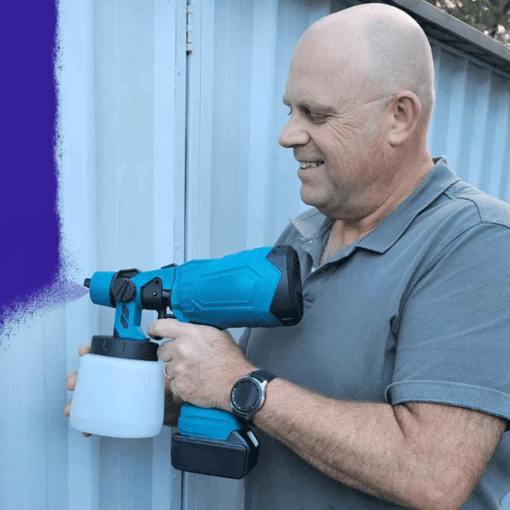 Marcherelle™ – Pistolet à Peinture Électrique Sans Fil avec Batterie Rechargeable