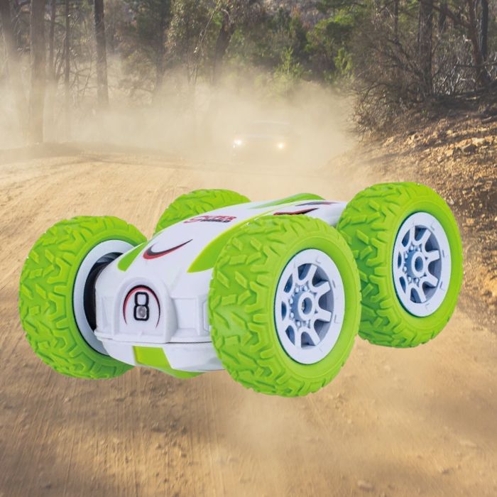 Marcherelle™ – Voiture Tout Terrain Télécommandée avec Rotation 360° et Lumières LED