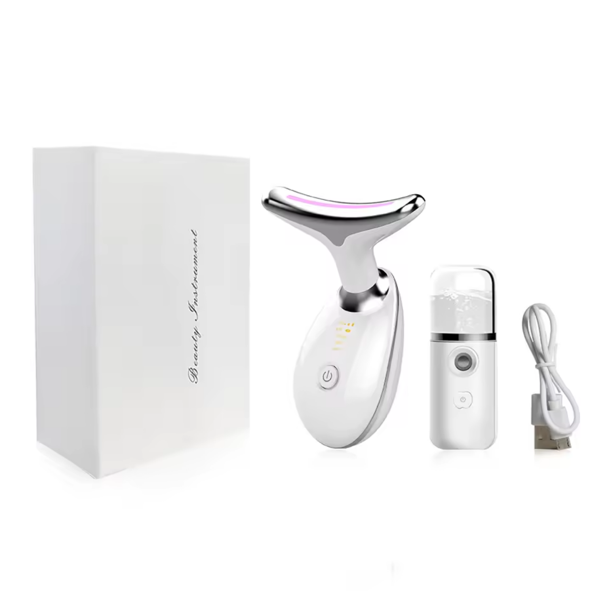 Anti-Wrinkle Face and Neck Massager with Electrical Muscle Stimulation