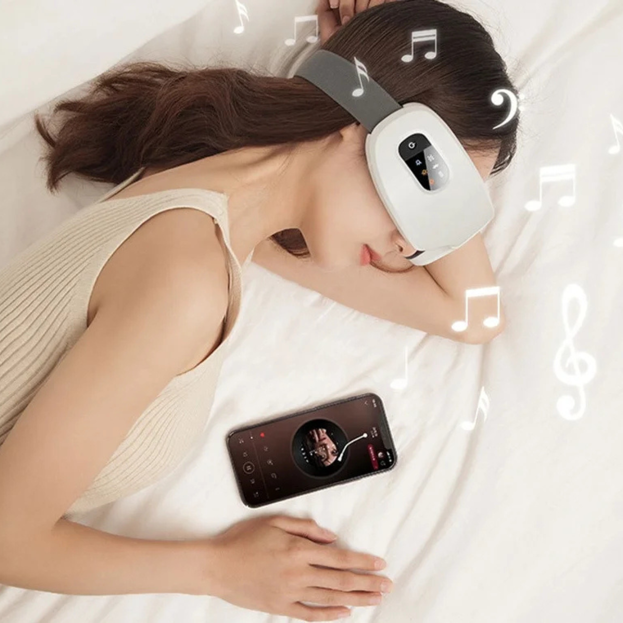 Electronic Eye Massager with Bluetooth and Massage Function
