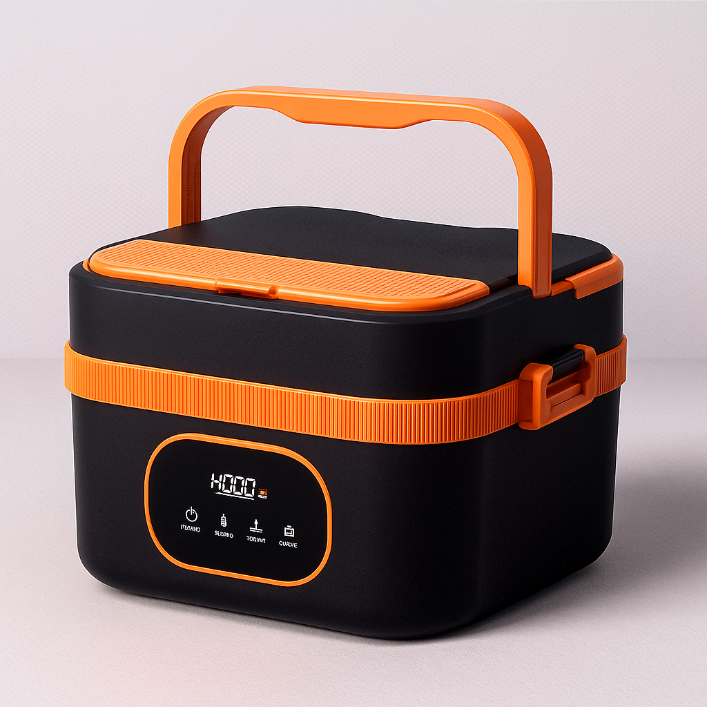 Portable Stainless Steel Heated Lunch Box