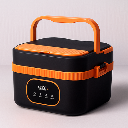 Portable Stainless Steel Heated Lunch Box