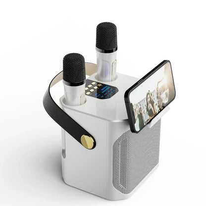 Enceinte Karaoke Portable avec Micros Doubles - Foivo