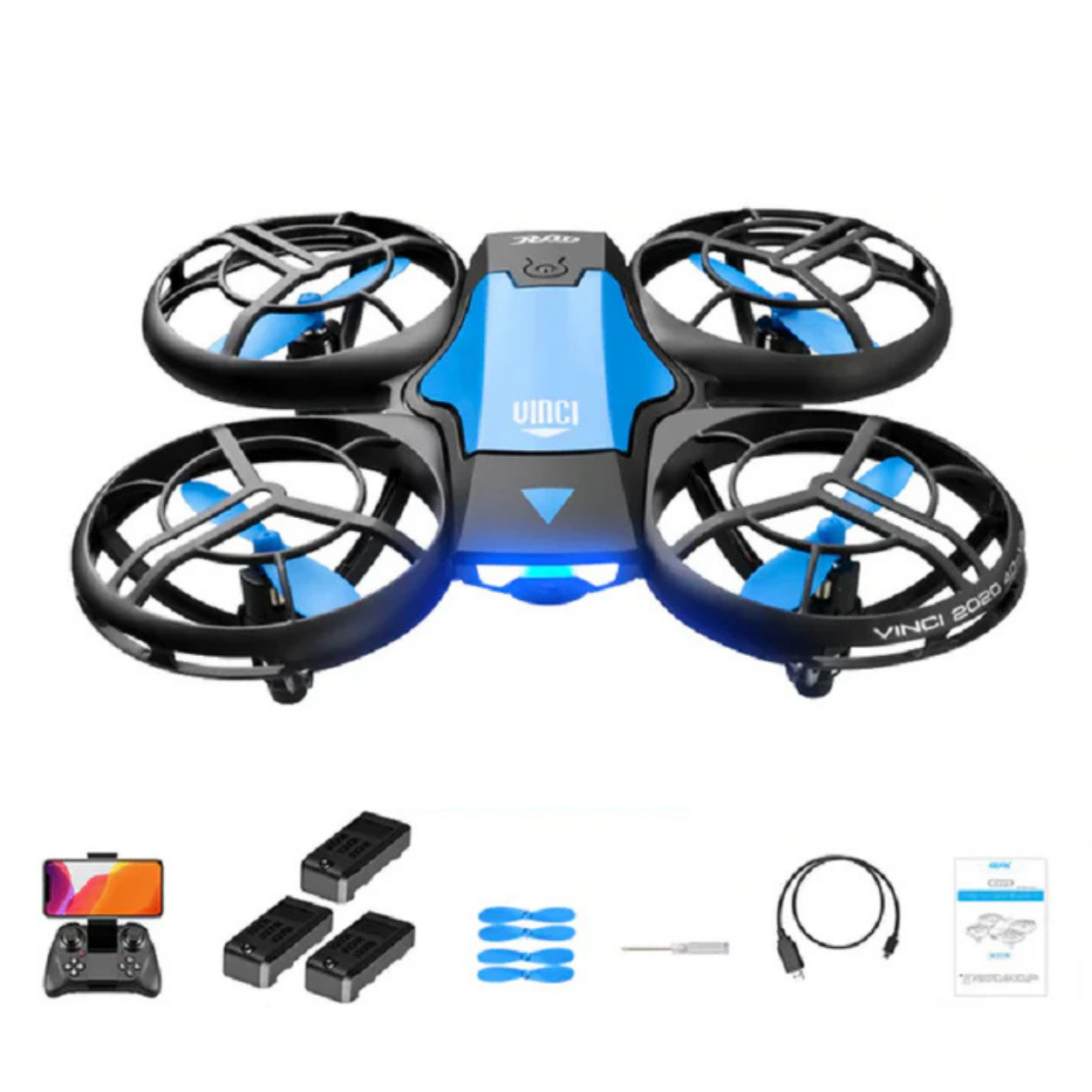 Foldable 4K WiFi FPV Drone with HD Camera and Stabilizer