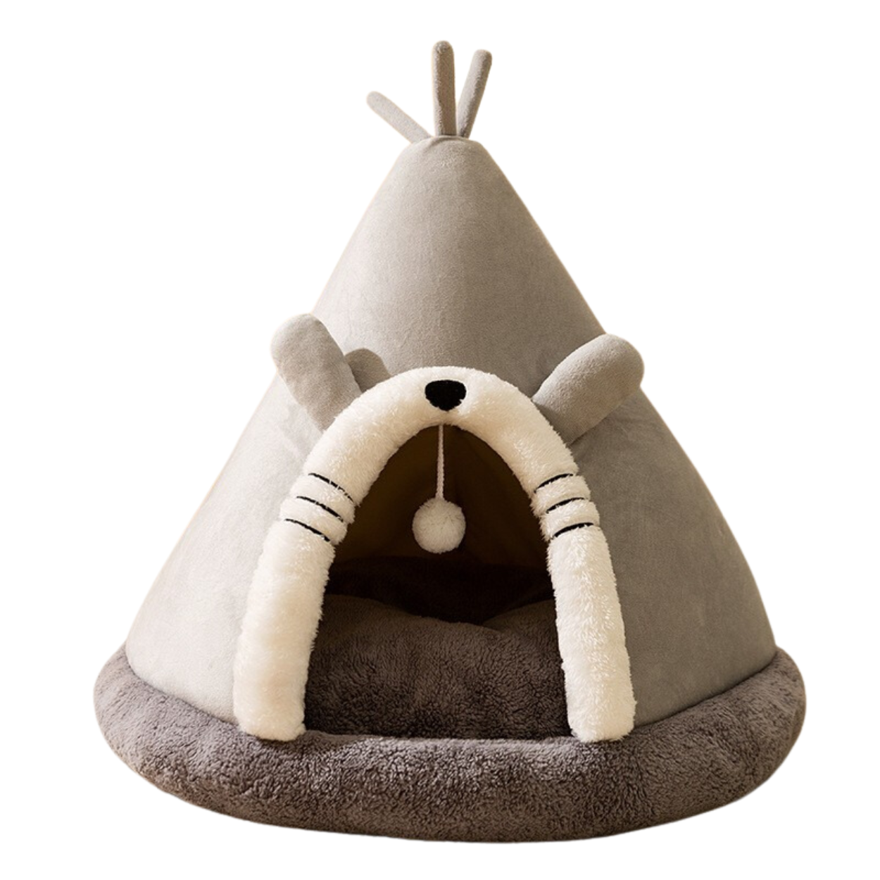 Cozy Tent-Shaped Cat Shelter