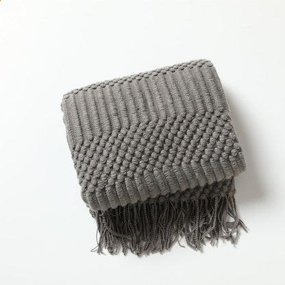 Cozy Knitted Blanket for a Warm Interior