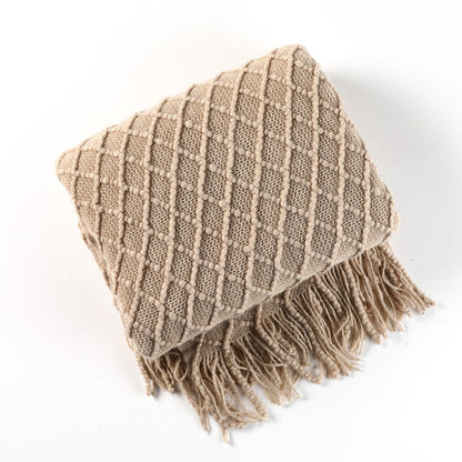 Cozy Knitted Blanket for a Warm Interior