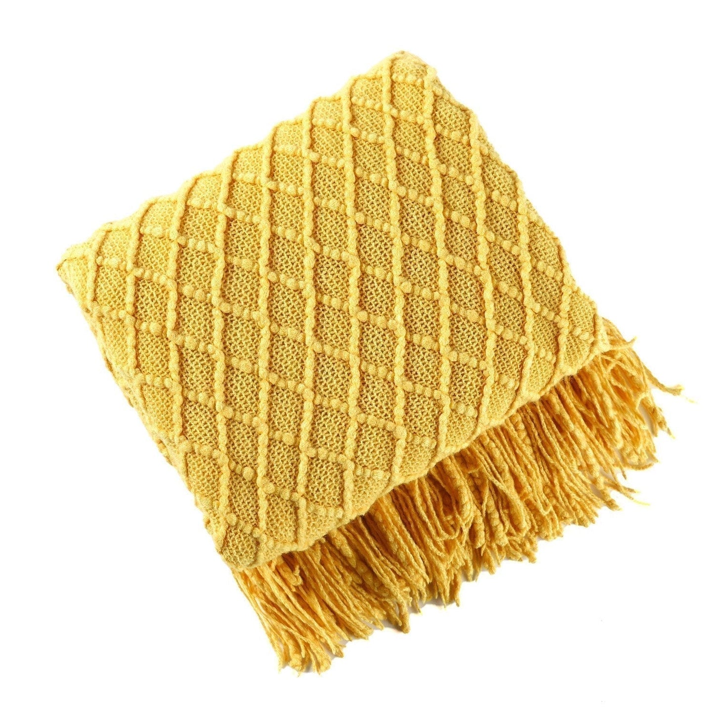 Cozy Knitted Blanket for a Warm Interior