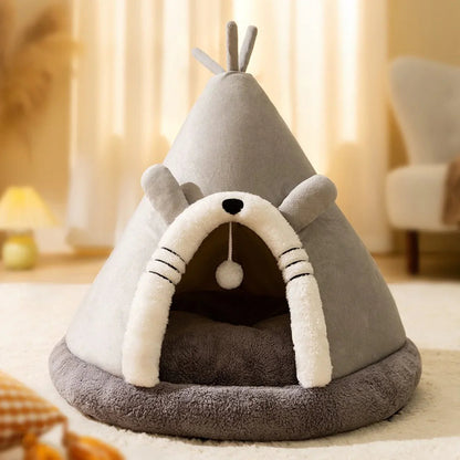 Cozy Dog Shelter | Fleece Tent for Dog with Interior Comfort