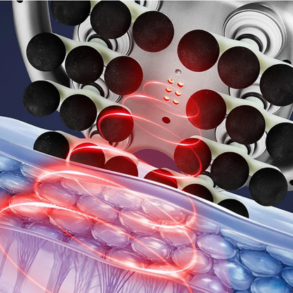 Professional Massage Gun with 24 Rollers