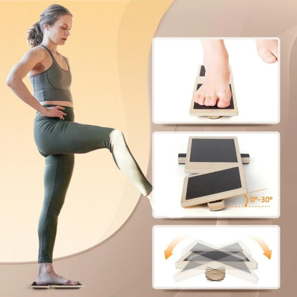 Balance Board Scale to Improve Foot Stability