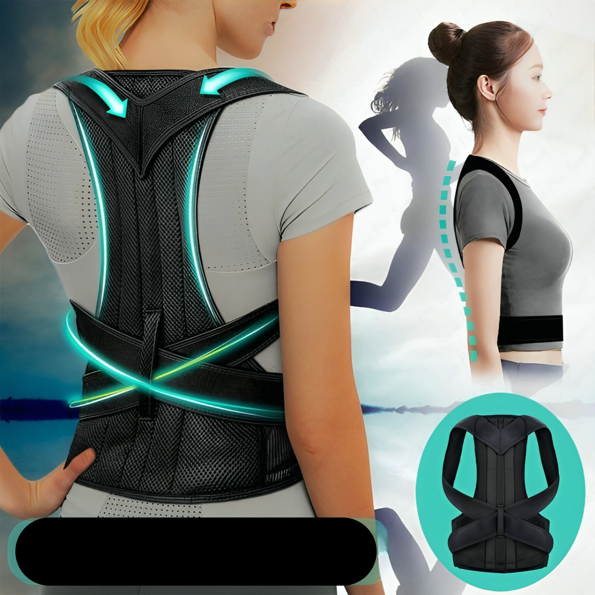 Correcteur de Posture Érgonomique Réglable - Foivo