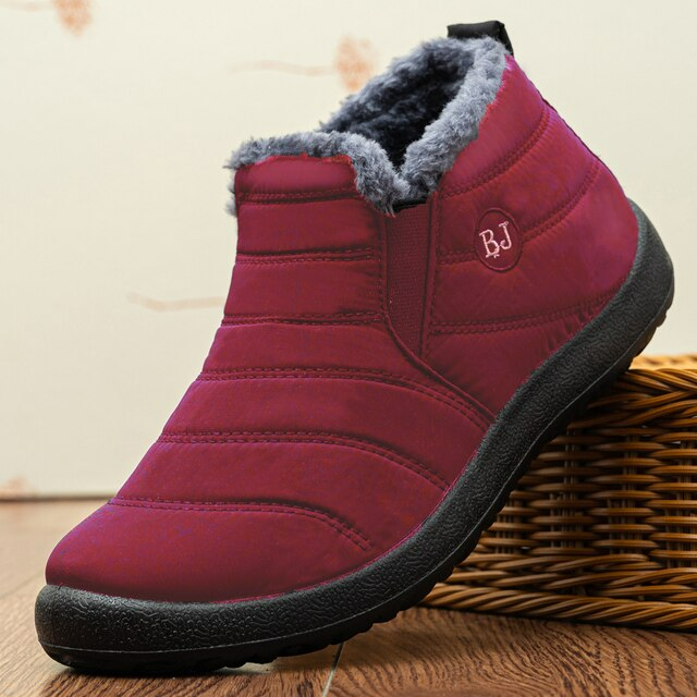 Warm and Grippy Winter Ankle Boots